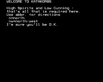 Katakombs (1983)(Golem)[h TSTH] screen shot title